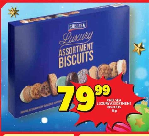 luxury biscuit assortment.